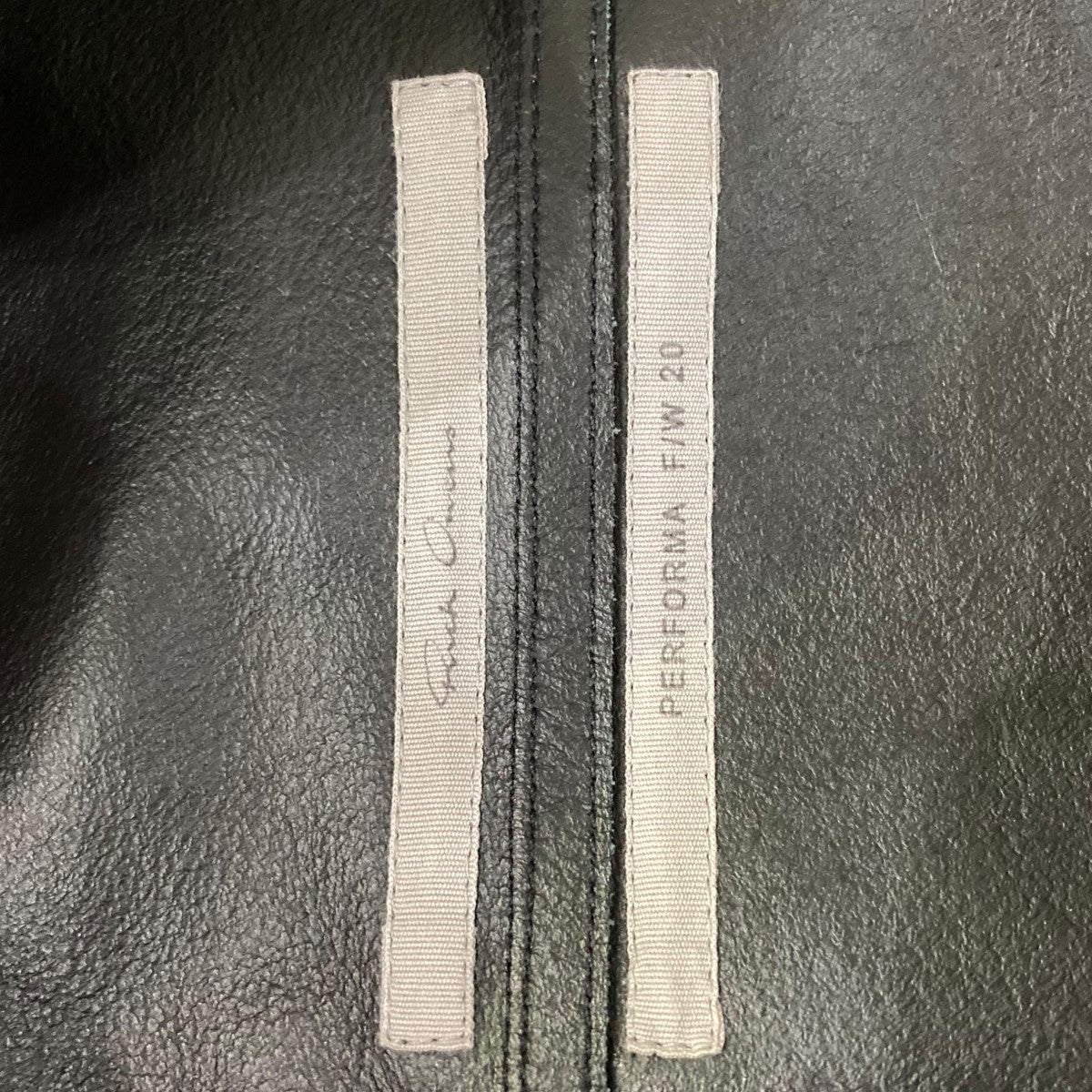 RICK OWENS(リックオウエンス) OUTER SHIRTレザーアウターシャツ