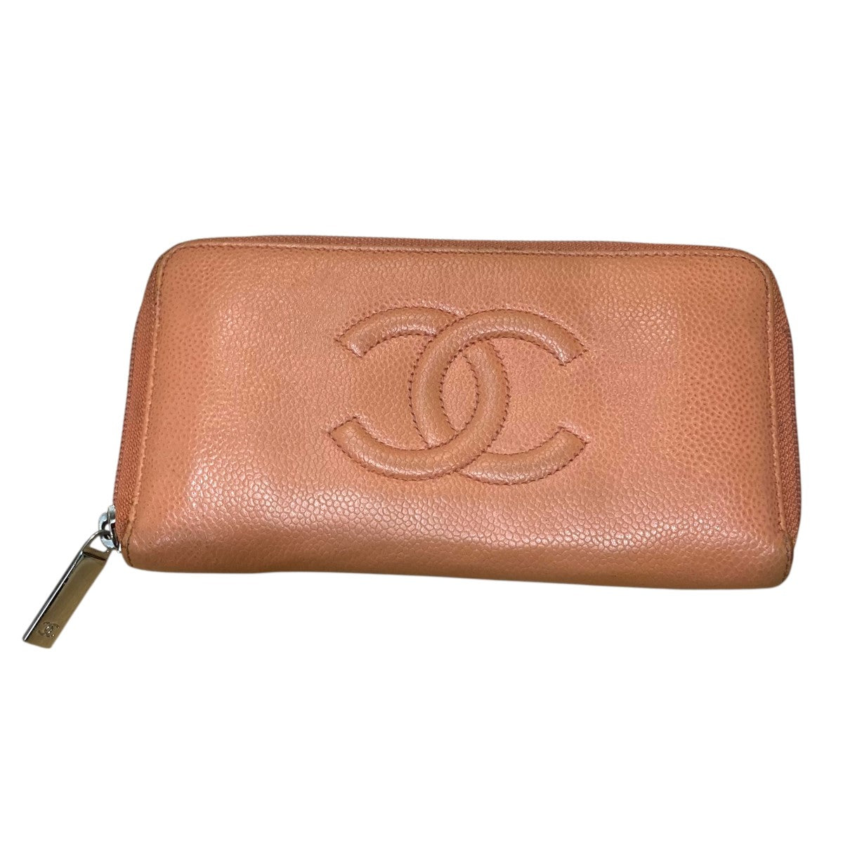 CHANEL キャビアスキンココマーク長財布 古着・中古-1枚目のアイテム画像