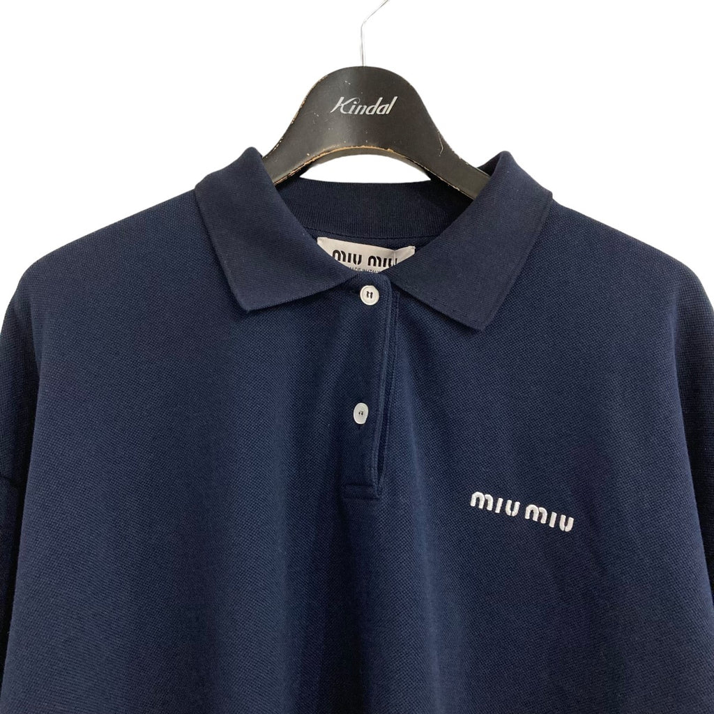 MIU MIU(ミュウミュウ) 24SSコットンピケ ポロシャツMJL019 MJL019 