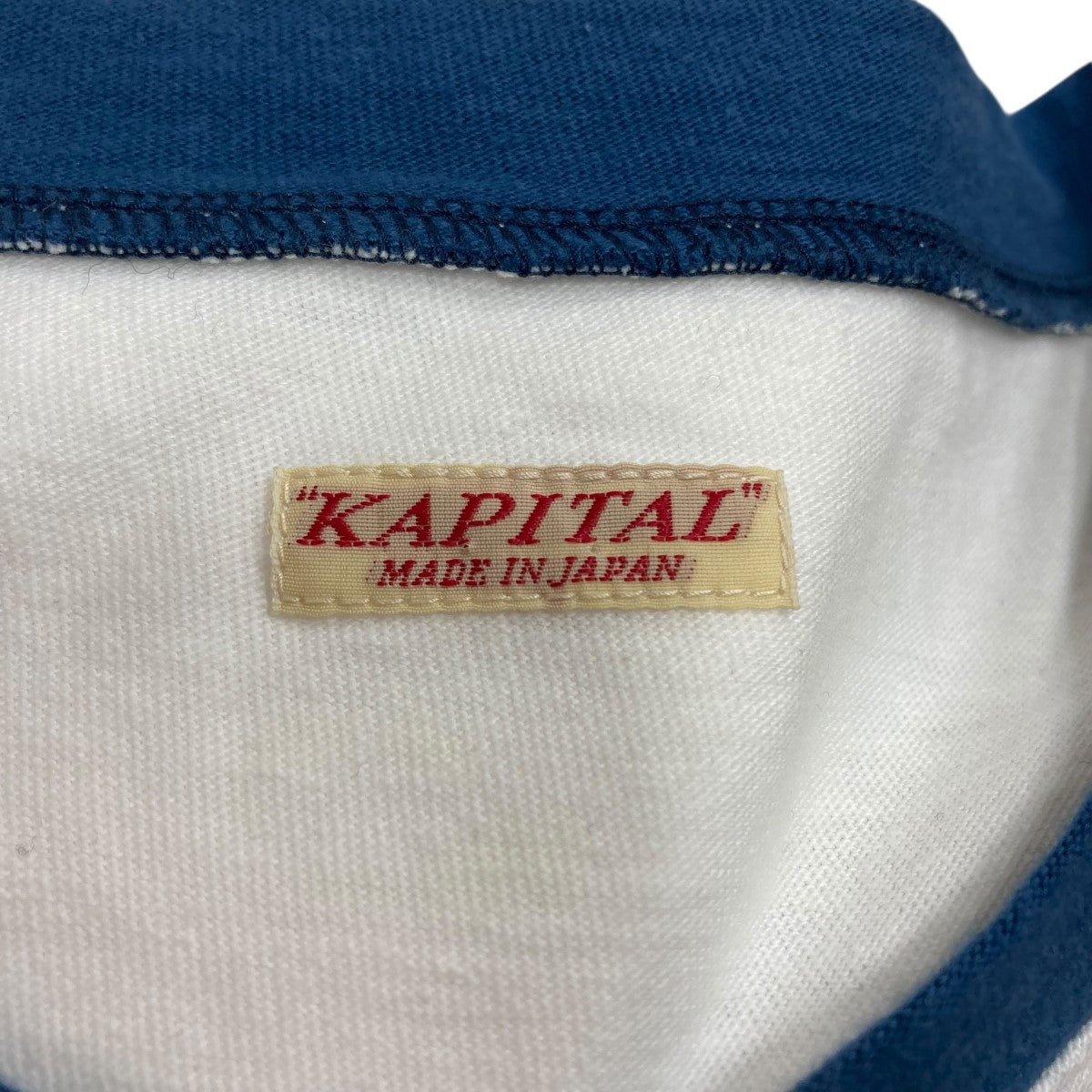 KAPITAL(キャピタル) リンガーTシャツ K2403SC056 ホワイト