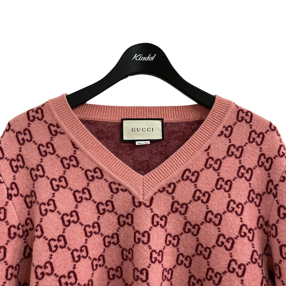 GUCCI(グッチ) GGコットンVネックニットセーター