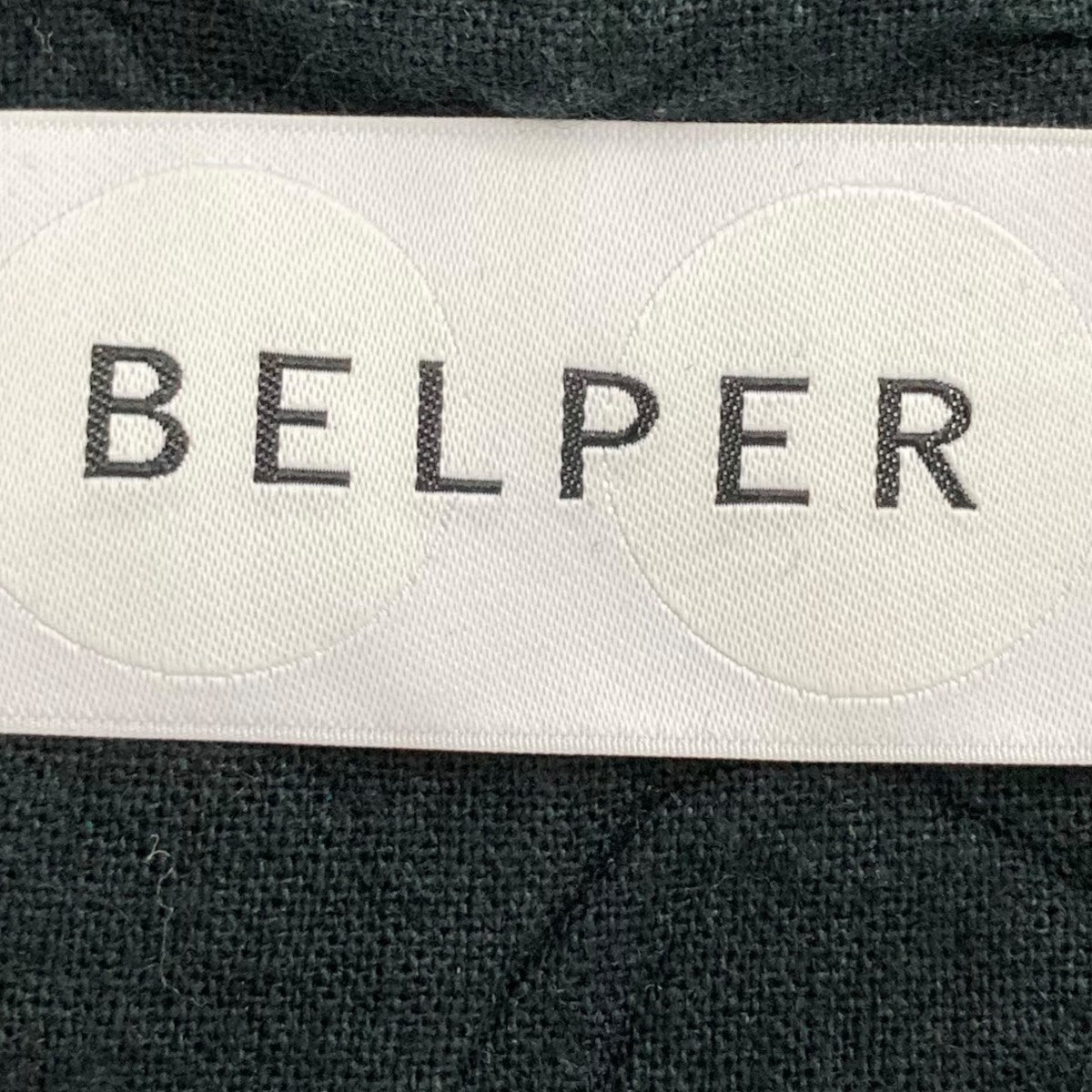 【値下げ】BELPER EMBROIDERY LINEN BLOUSE エンブロイダリーリネンブラウス 1848-0323 ブラック サイズ：F (EC) BELPER(ベルパー) EMBROIDERY LINEN BLOUSEエンブロイダリー
