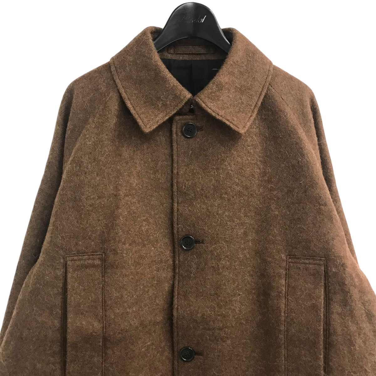 MARKAWARE(マーカウェア) 「RAGLAN MAC COAT NATURAL COLOR ALPACA STOLE  CLOTH」アルパカラグランマックコートA21C 15CO01C