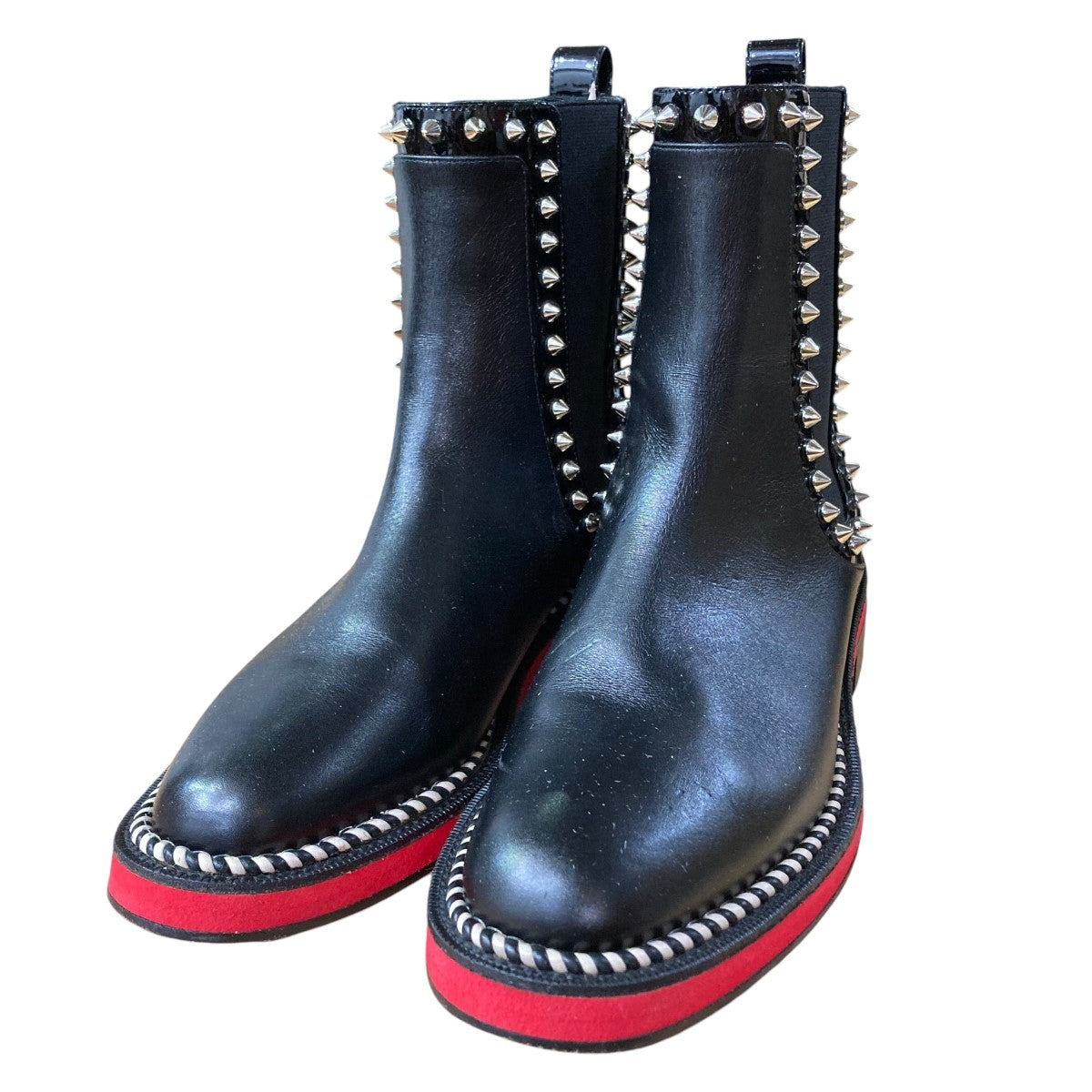 クリスチャン・ルブタン ポインテッドトゥ パンプス ブラック 38 Christian Louboutin(クリスチャンルブタン) ポインテッドトゥ