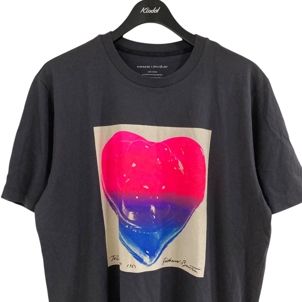COACH×RICHARD BERNSTEIN プリントTシャツ 古着・中古-2枚目のアイテム画像