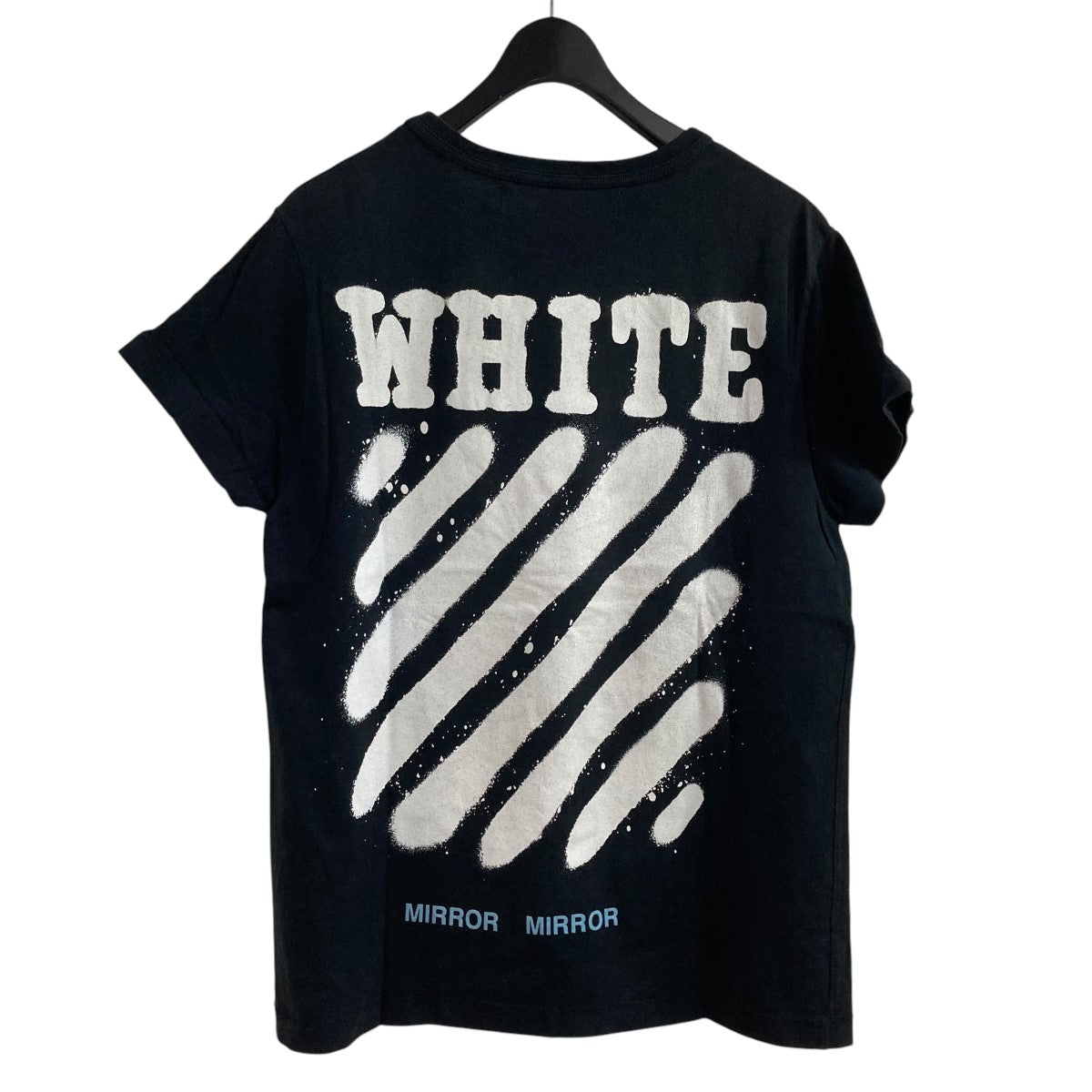 off-white プリント Tシャツ XS OFFWHITE(オフホワイト) プリントTシャツ ブラック サイズ XS