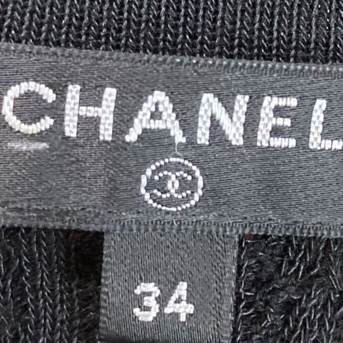 CHANEL(シャネル) ショルダーボタンニットワンピースP59258K07778 P59258K07778 ブラック サイズ  34｜【公式】カインドオルオンライン ブランド古着・中古通販【kindal】