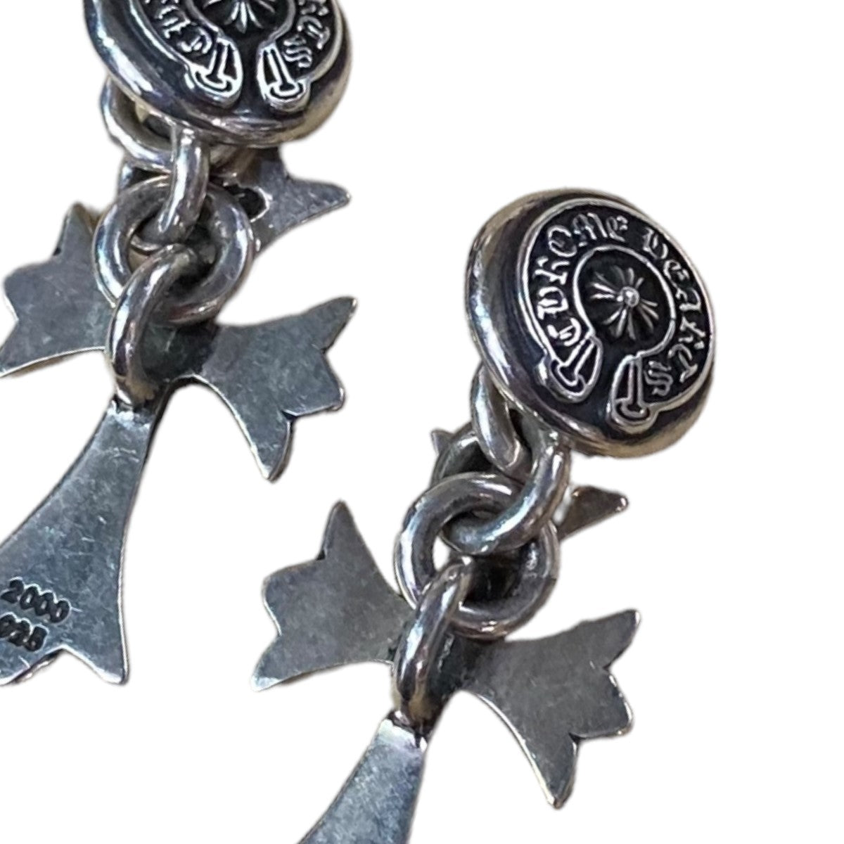 CHROME HEARTS(クロムハーツ) CUFFLNKS／PAIR - TINY CH CROSS SLVタイニーCHクロスカフスボタン｜【公式】カインドオルオンライン  ブランド古着・中古通販【kindal】