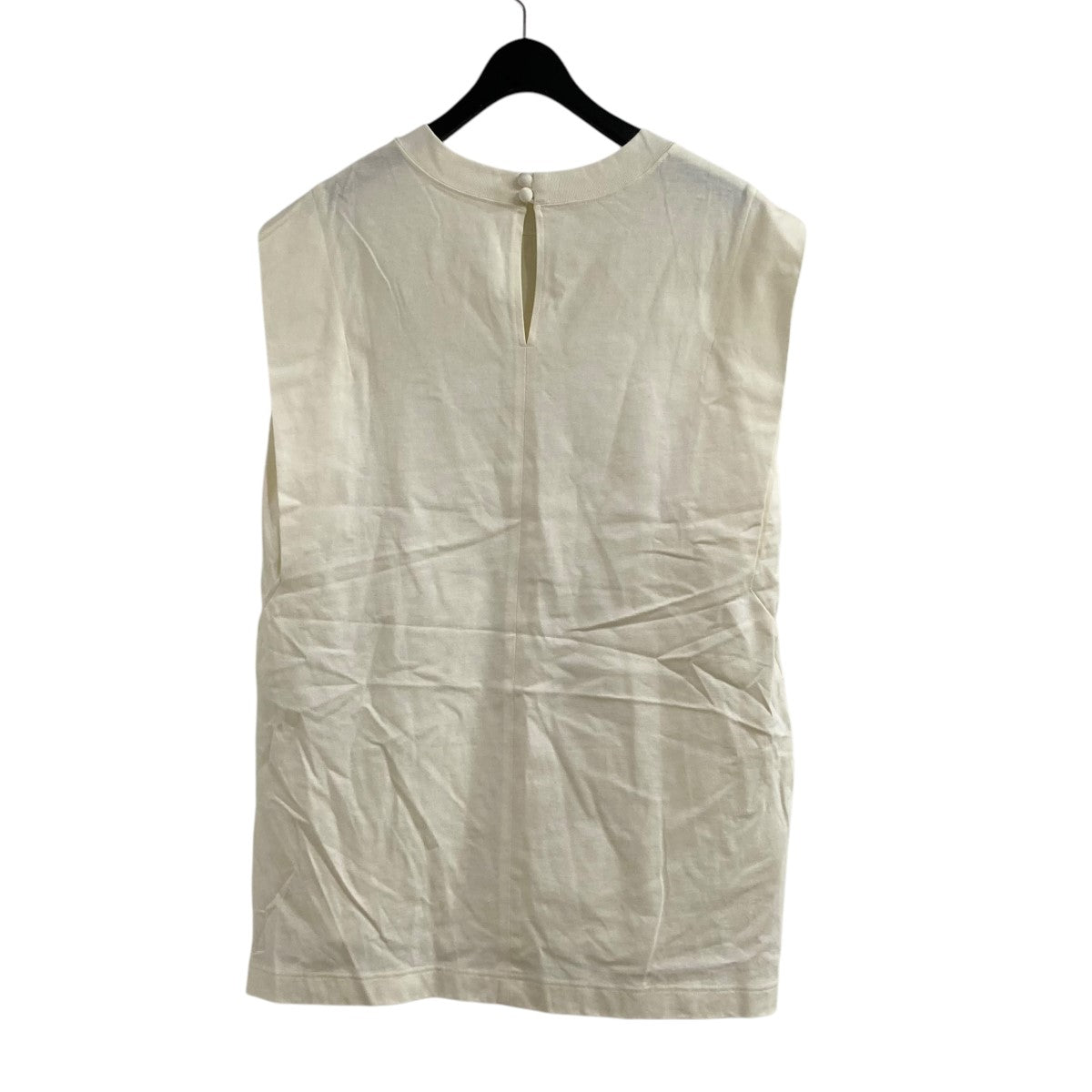 マメクロゴウチ 24sS 万里ニットベスト サイズ1 mame kurogouchi(マメクロゴウチ) Stripe Jacquard High Neck