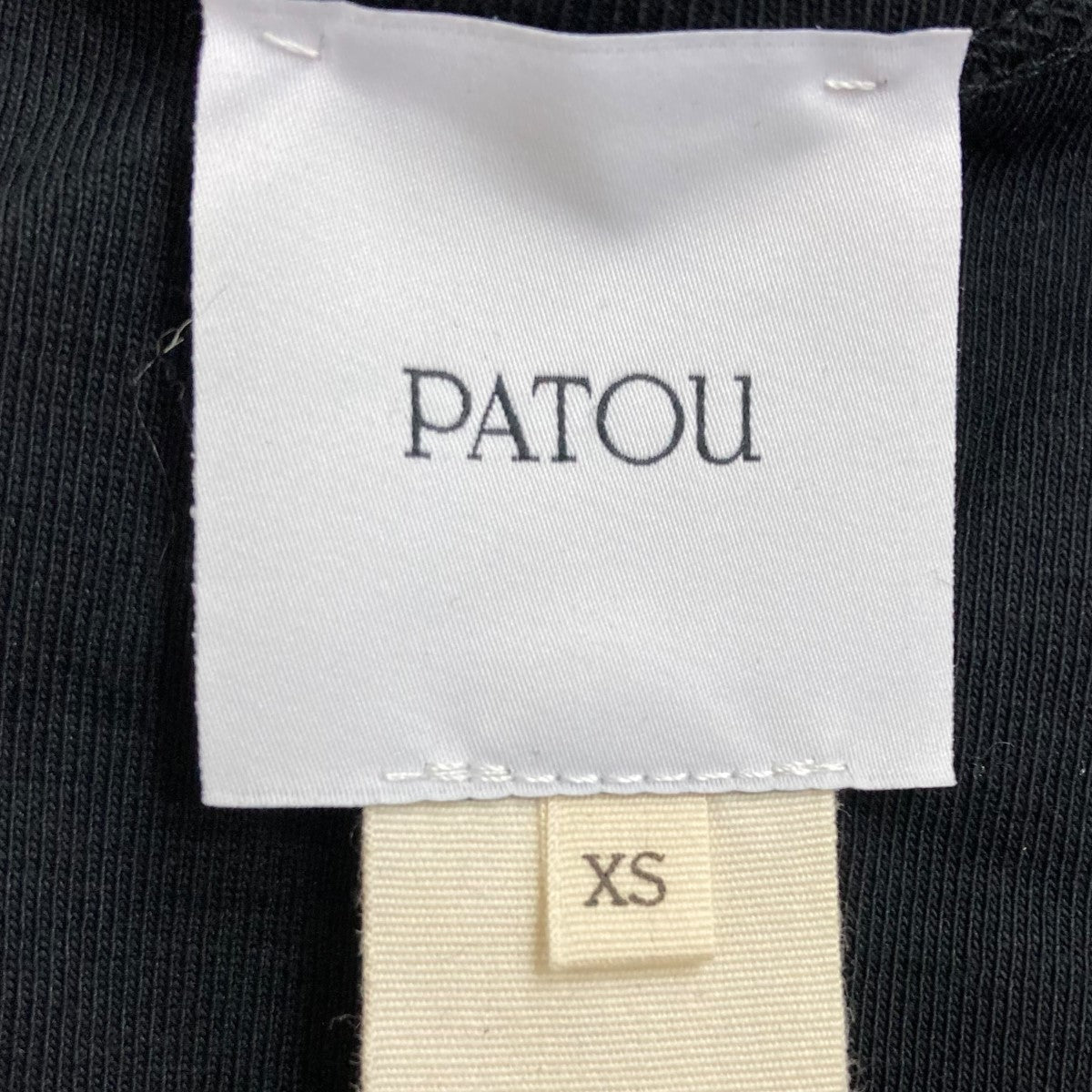 Patou(パトゥ) ロゴタンクトップ ブラック サイズ XS｜【公式
