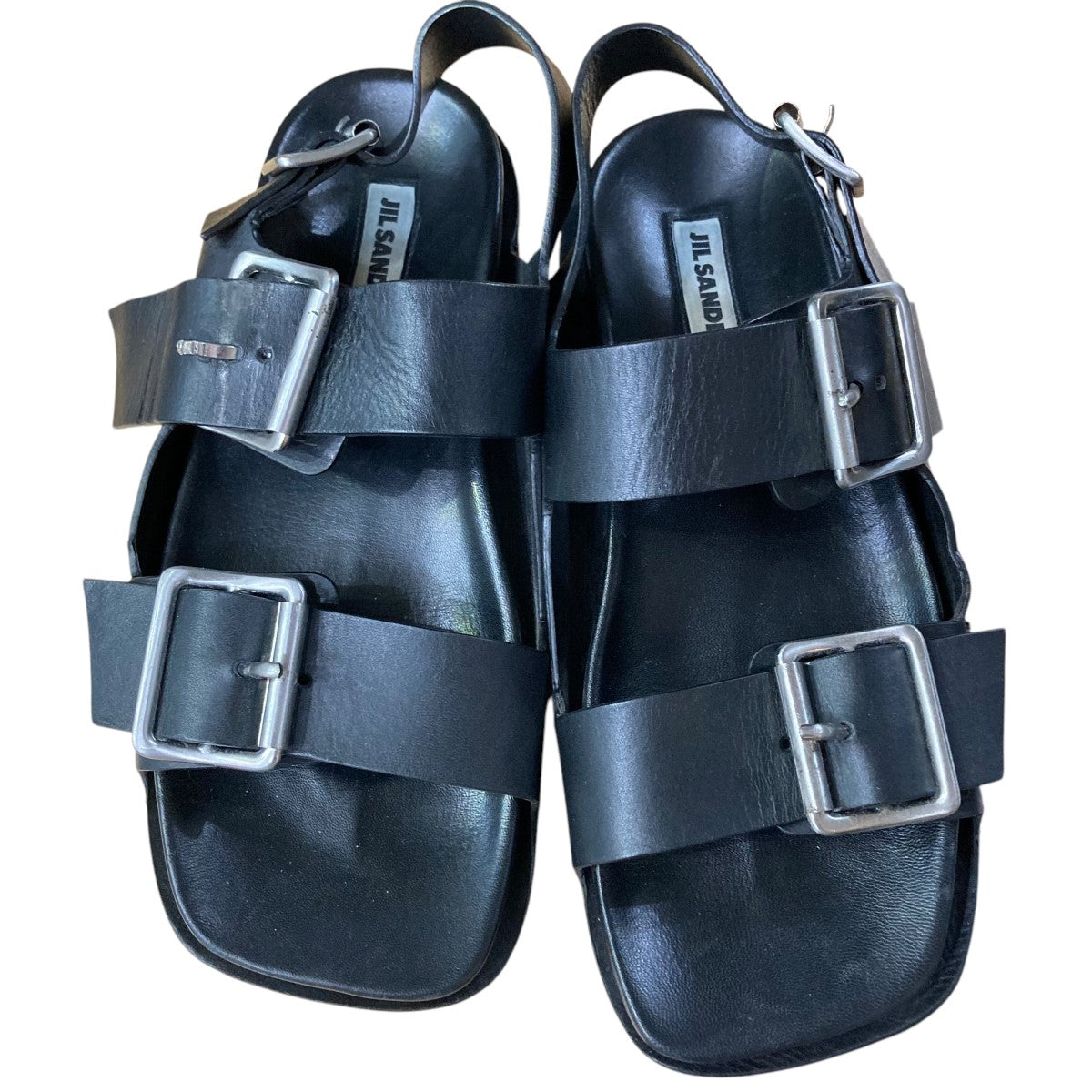 JIL SANDER(ジルサンダー) レザーサンダル ブラック サイズ 27.5 JIL SANDER(ジルサンダー) レザーサンダル ブラック サイズ 27.5
