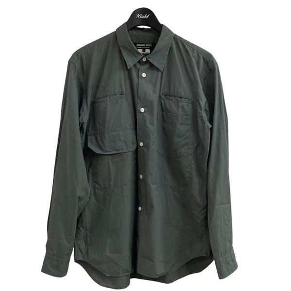 COMME des GARCONS HOMME DEUX - COMME des GARCONS HOMME DEUX コムデギャルソンオムドゥ  16SS ストライプシャツ DQ-B027 ブルー Mの通販 by MODESCAPE ラクマ店｜コムデギャルソンオムドゥならラクマ