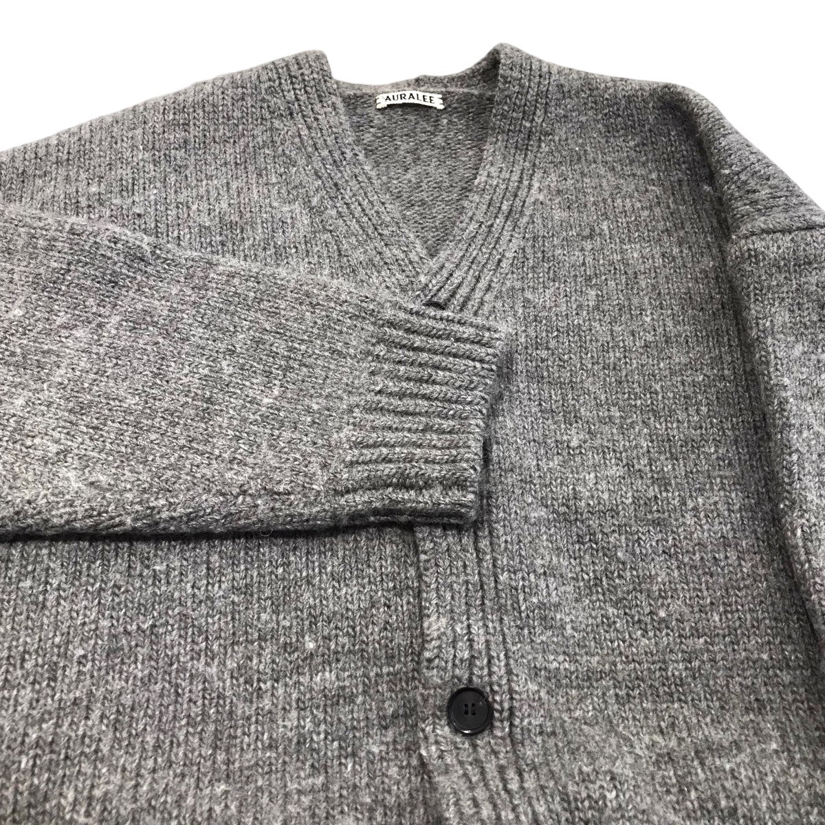 AURALEE(オーラリー) 「SUPER MILLED KNIT BIG CARDIGAN」スーパーマイルドニットビッグカーディガンA6AC03RW