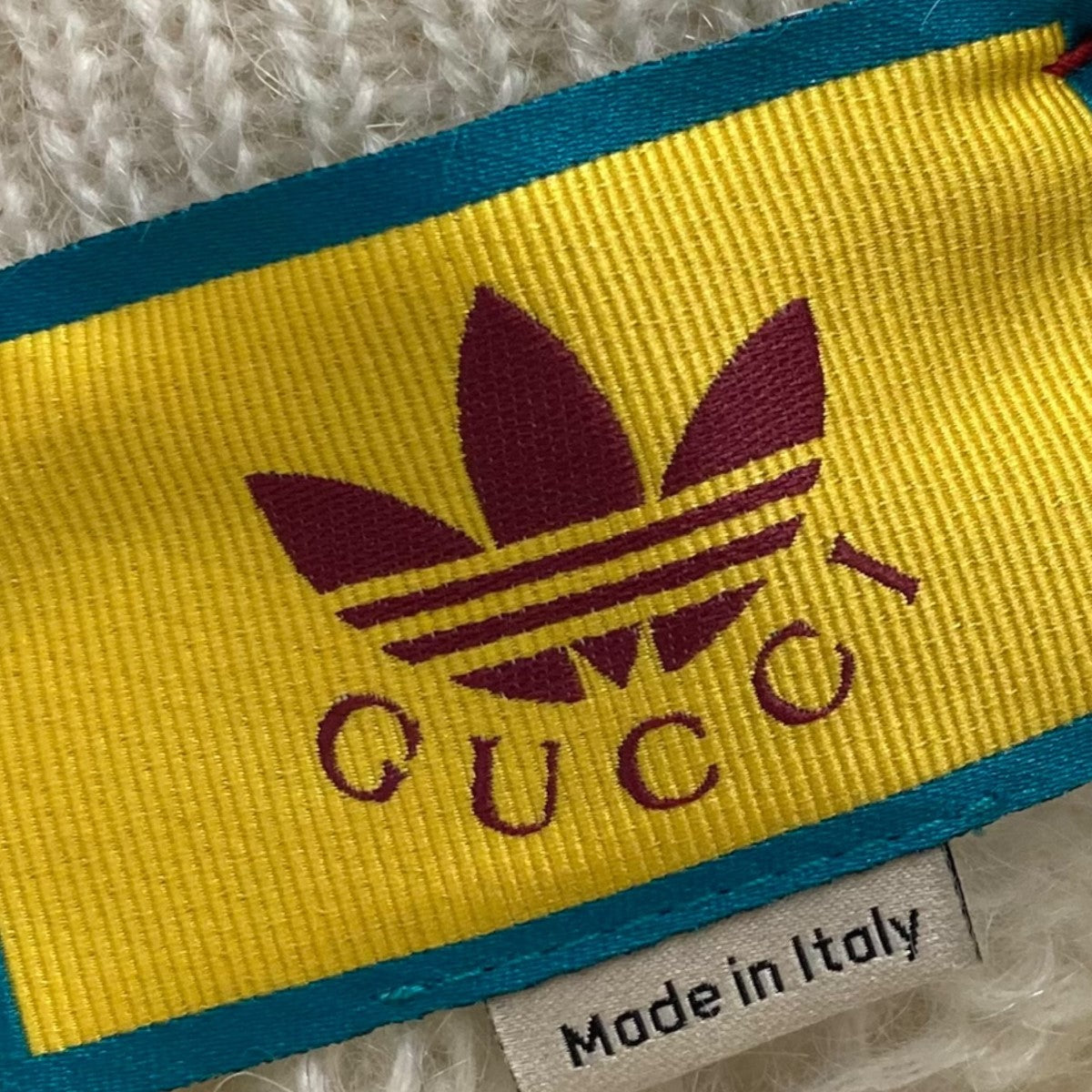 GUCCI×adidas モヘアニットパンツ721504 721504 アイボリー