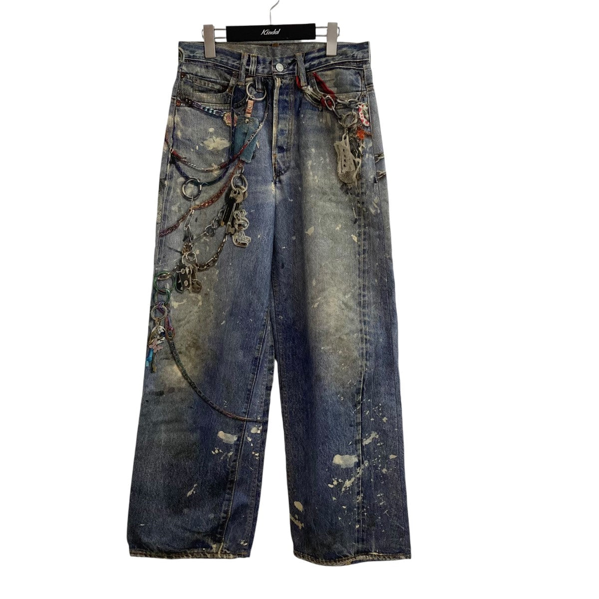 アクネストゥディオズのトロンプルイユ チェーングラフィックオーバーデニムパンツ FN-MN-TROU001020です。 ACNE STUDIOS ボトムス 古着・中古アイテム