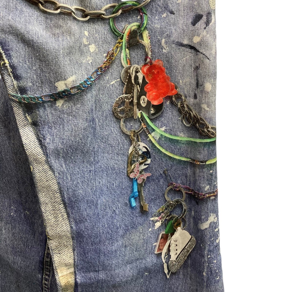 アクネストゥディオズのトロンプルイユ チェーングラフィックオーバーデニムパンツ FN-MN-TROU001020です。 ACNE STUDIOS ボトムス 古着・中古アイテム