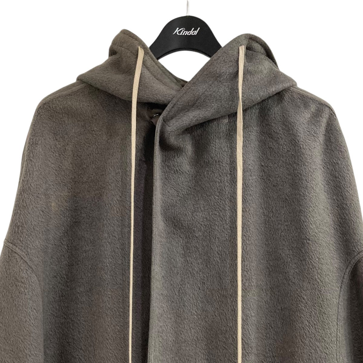 RICK OWENS(リックオウエンス) 14AWシルクフーデッドコートRO14F6983