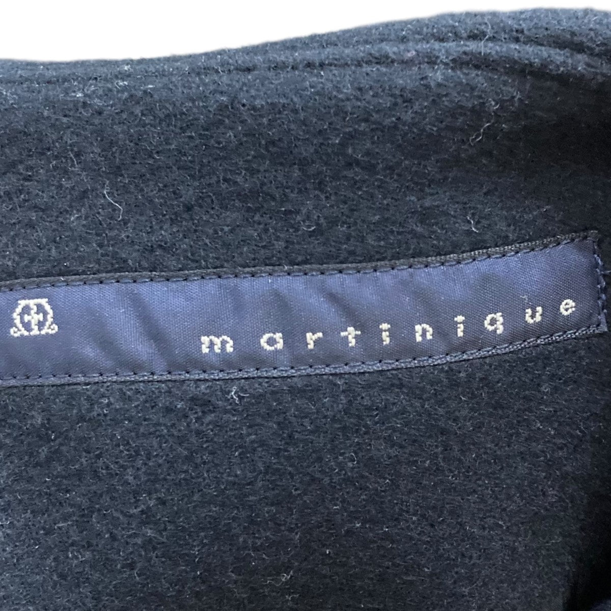 martinique(マルティニーク) ノーカラーショートコートA0341FC martinique(マルティニーク) ノーカラーショートコートA0341FC