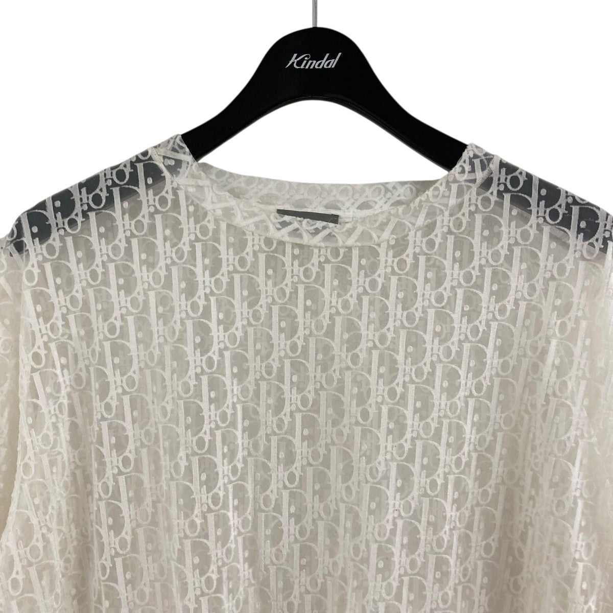 Dior ディオール オブリーク シースルーTシャツ DIOR(ディオール) オブリークシースルーTシャツ 923J615A0537