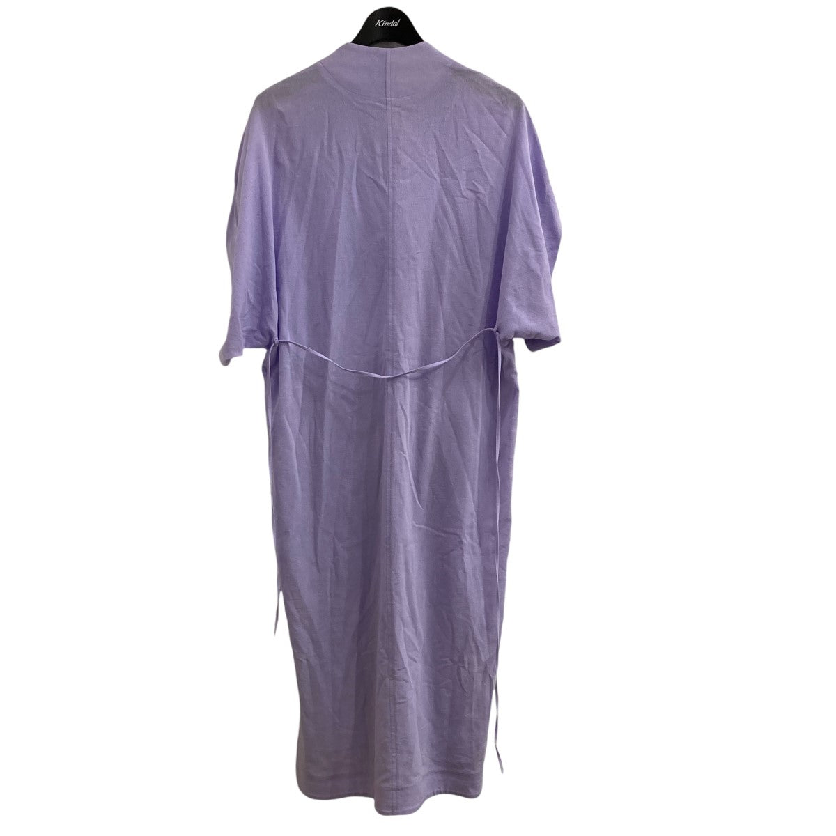 mame kurogouchi Crepe Deep V-Neck Dressvネックドレスワンピース 古着・中古-3枚目のアイテム画像