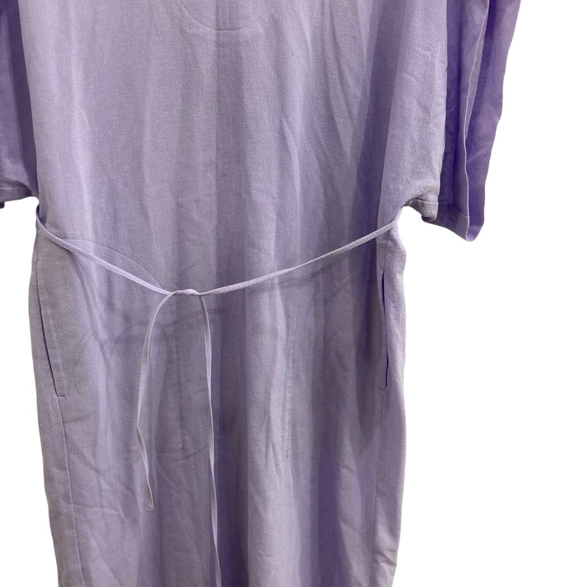 mame kurogouchi Crepe Deep V-Neck Dressvネックドレスワンピース 古着・中古-5枚目のアイテム画像