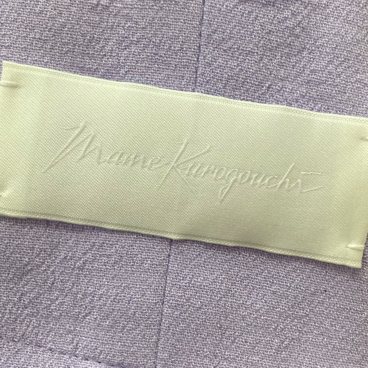 mame kurogouchi Crepe Deep V-Neck Dressvネックドレスワンピース 古着・中古-7枚目のアイテム画像
