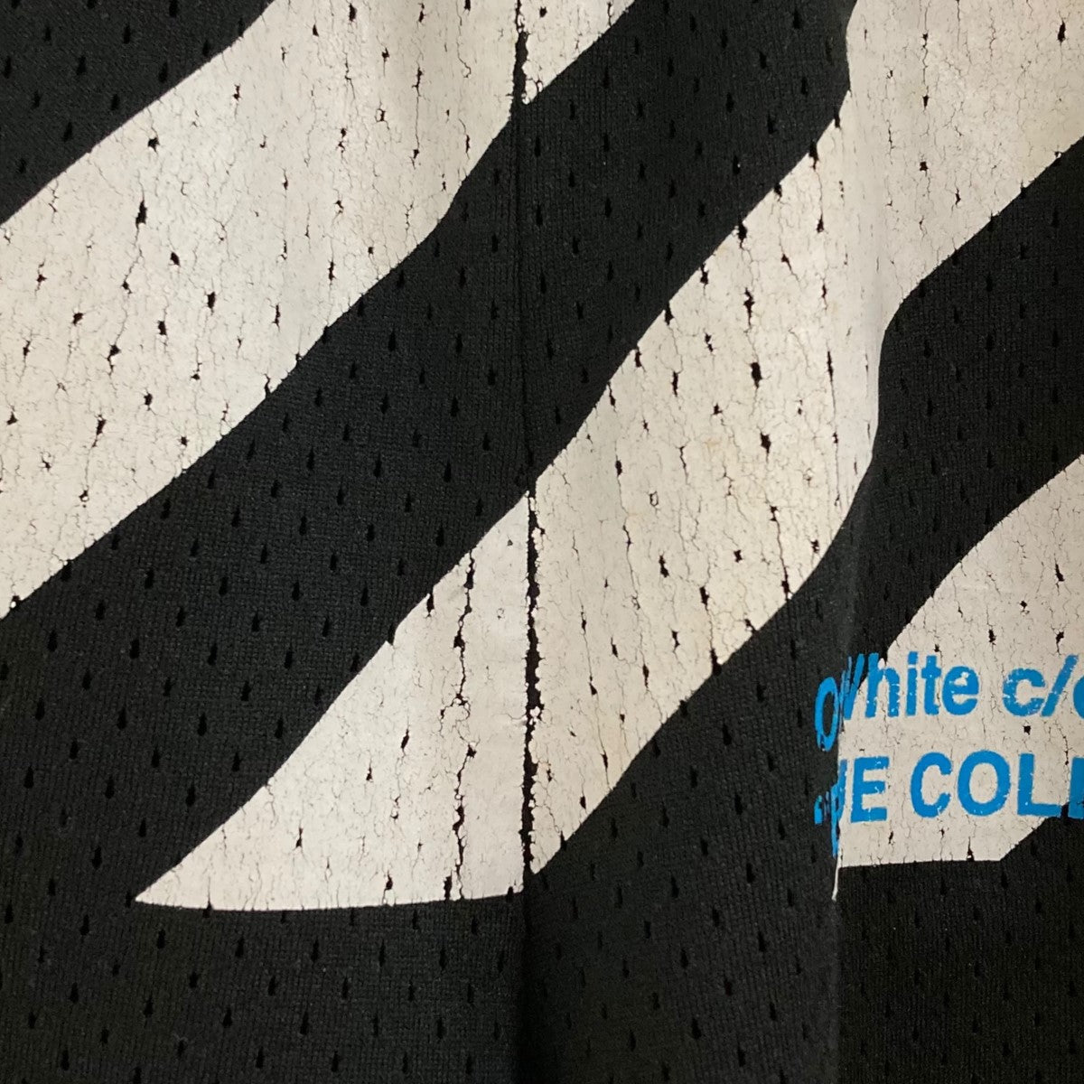 OFFWHITE(オフホワイト) メッシュハーフパンツ ブラック サイズ S