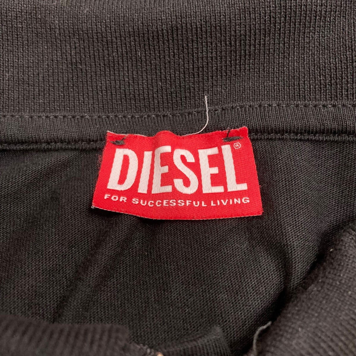 DIESEL(ディーゼル) ハーフジップTシャツ A11251 ブラック