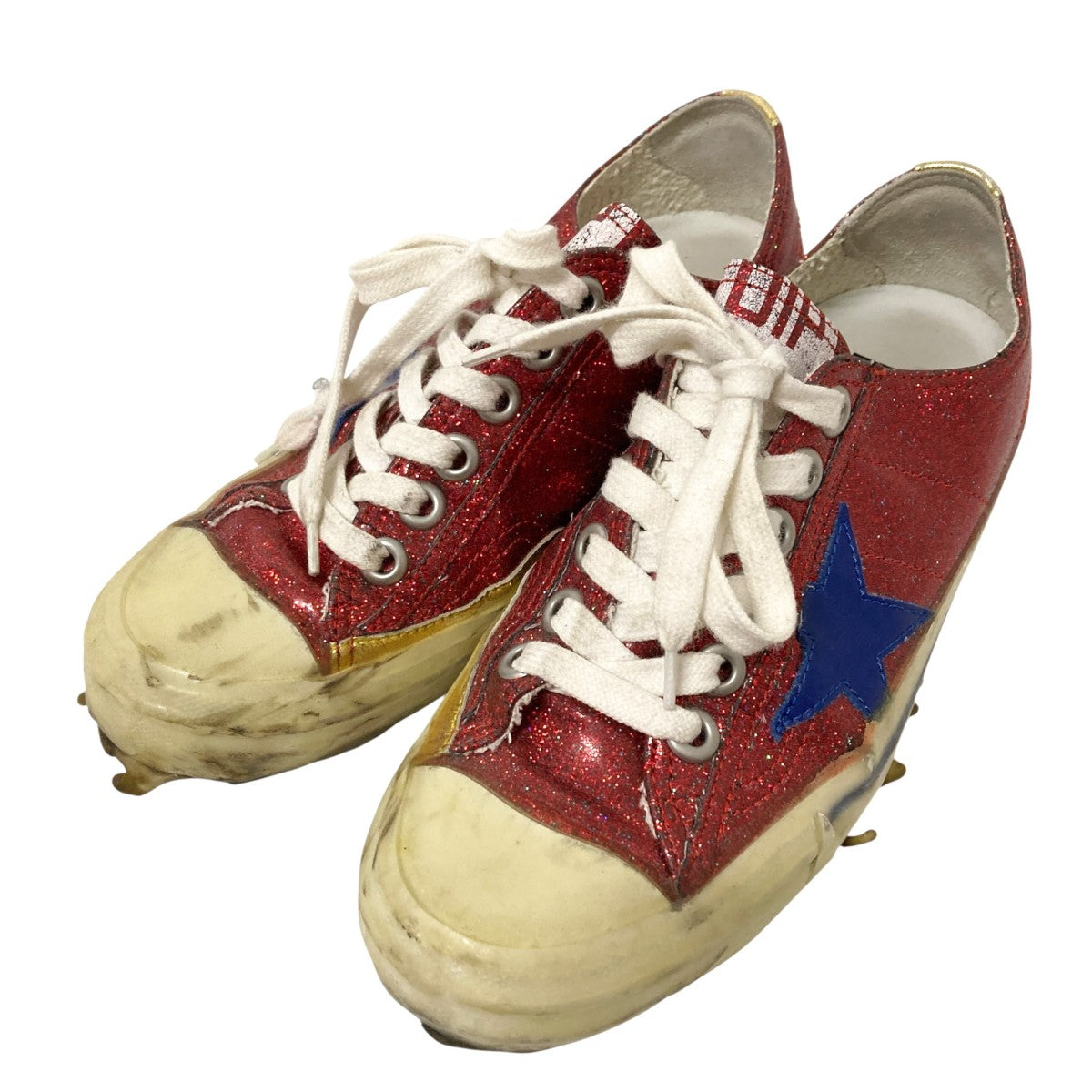 GOLDEN GOOSE V STAR2USED加工ローカットスニーカー44 24 84 2400 古着・中古-1枚目のアイテム画像