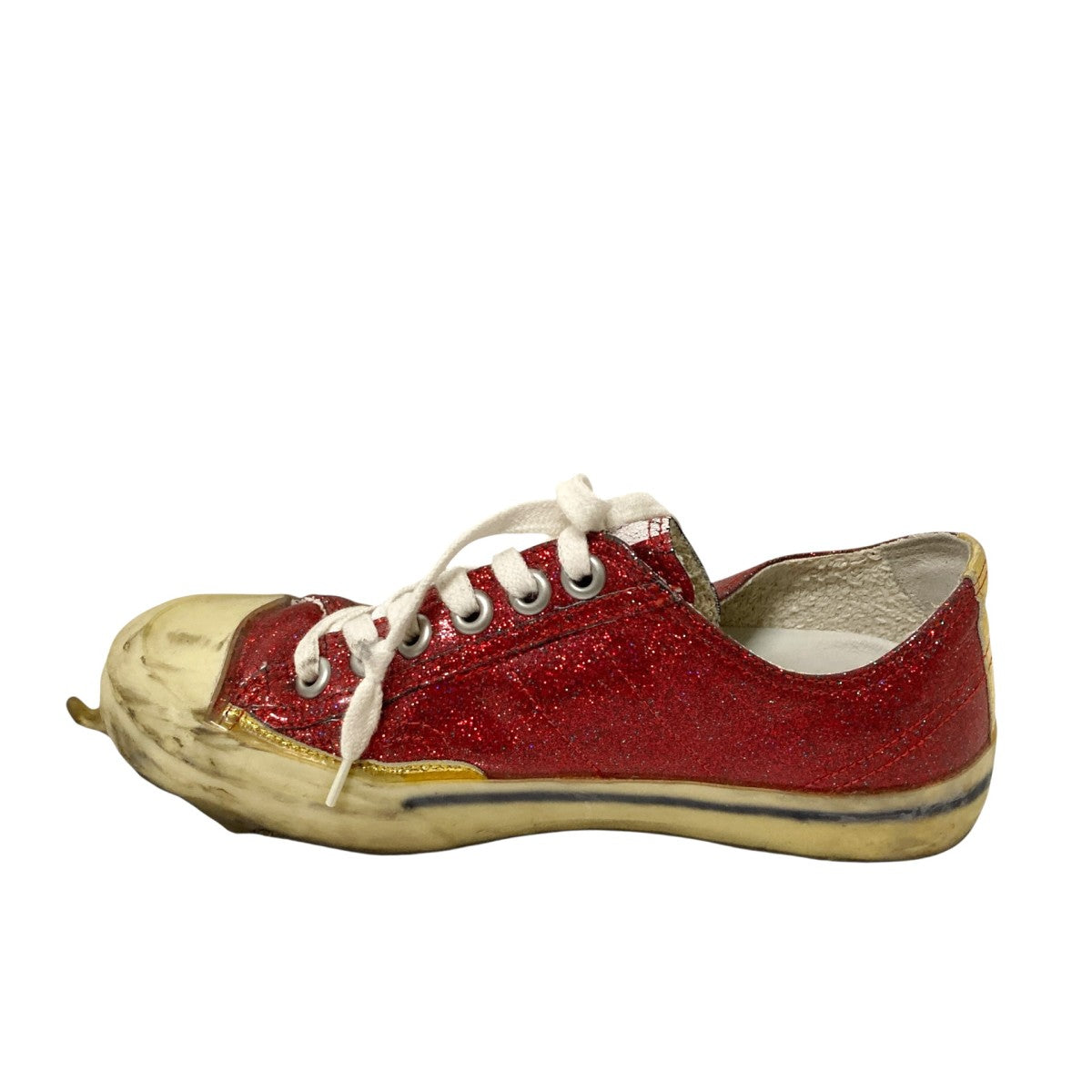 GOLDEN GOOSE V STAR2USED加工ローカットスニーカー44 24 84 2400 古着・中古-4枚目のアイテム画像
