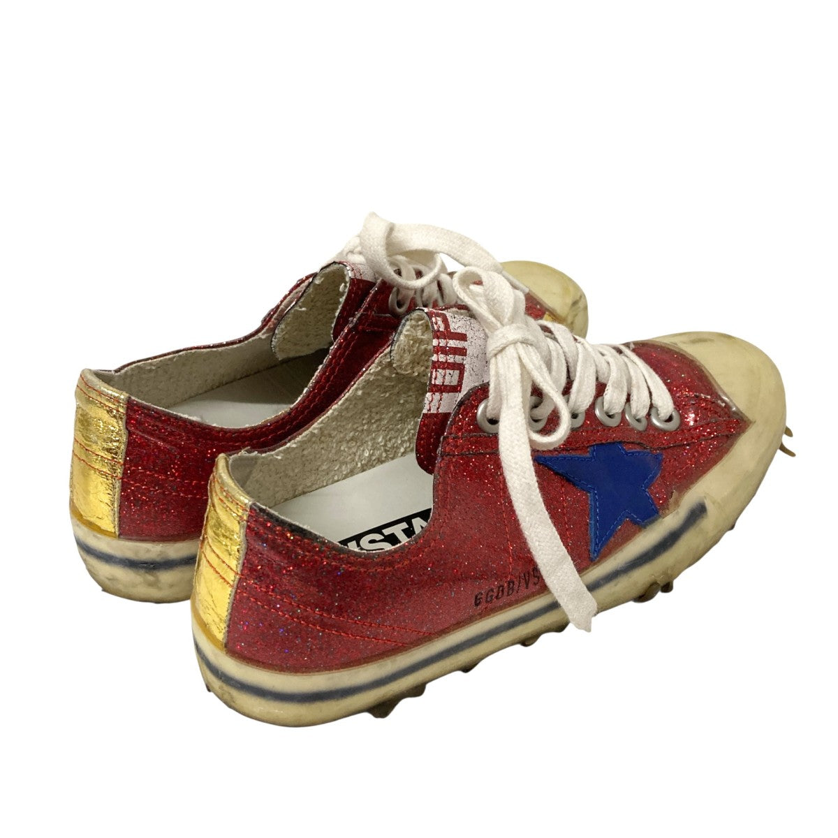 GOLDEN GOOSE V STAR2USED加工ローカットスニーカー44 24 84 2400 古着・中古-5枚目のアイテム画像