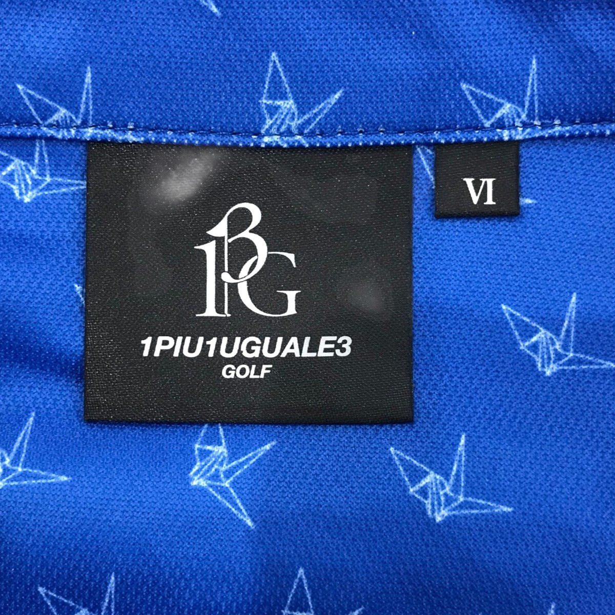 折り鶴柄シャツGRT020