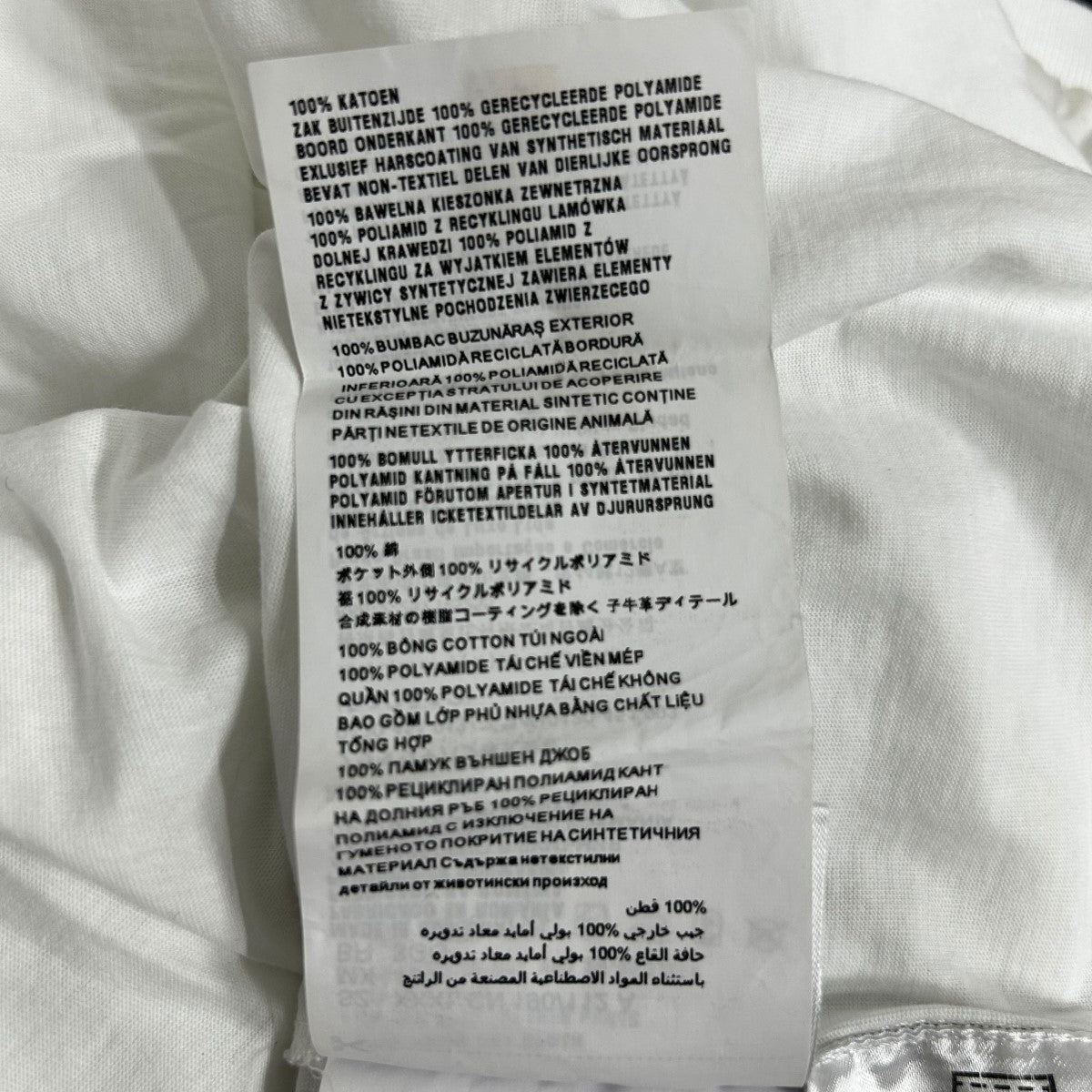 PRADA(プラダ) トライアングルプレートTシャツ UJN661 ホワイト