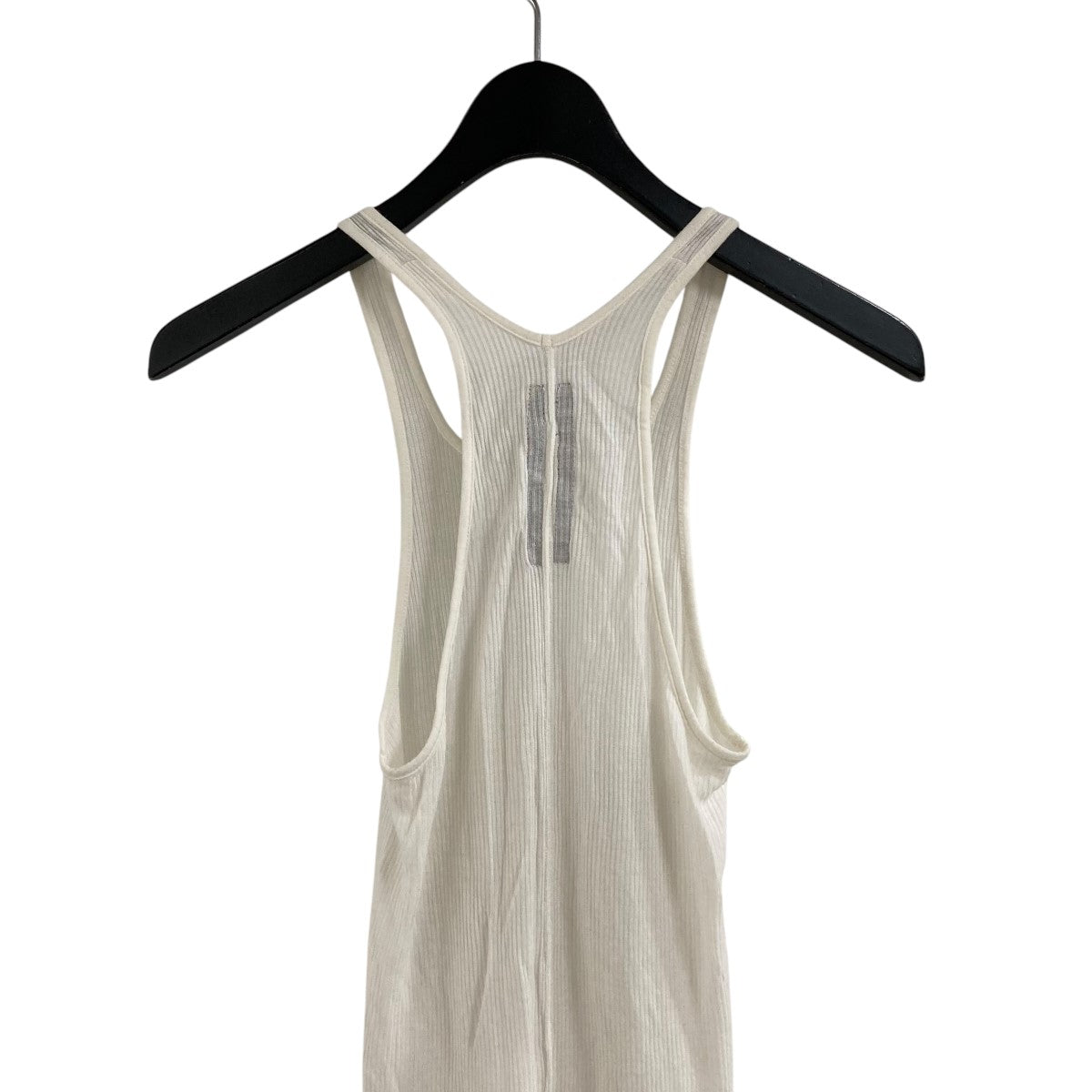 RICK OWENS(リックオウエンス) リブタンクトップ RP3100 ミルク