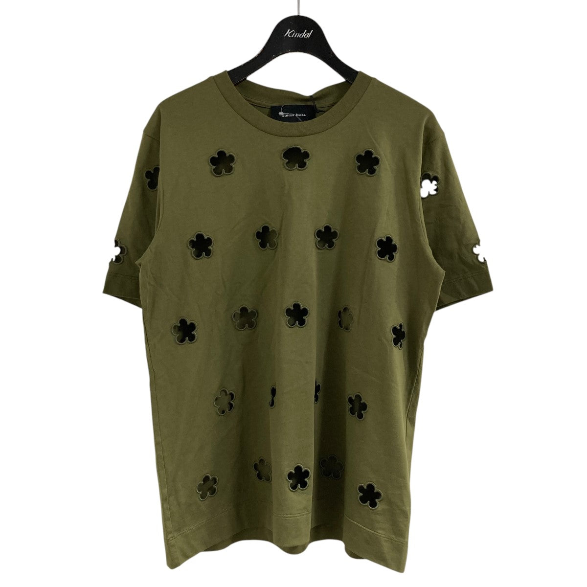 Simone Rocha フラワーカットTシャツ 古着・中古-1枚目のアイテム画像