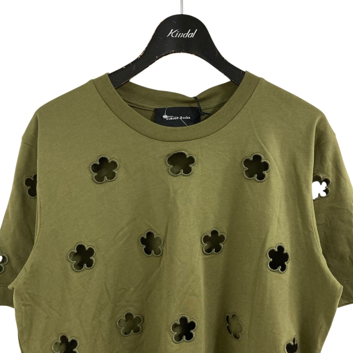 Simone Rocha フラワーカットTシャツ 古着・中古-2枚目のアイテム画像