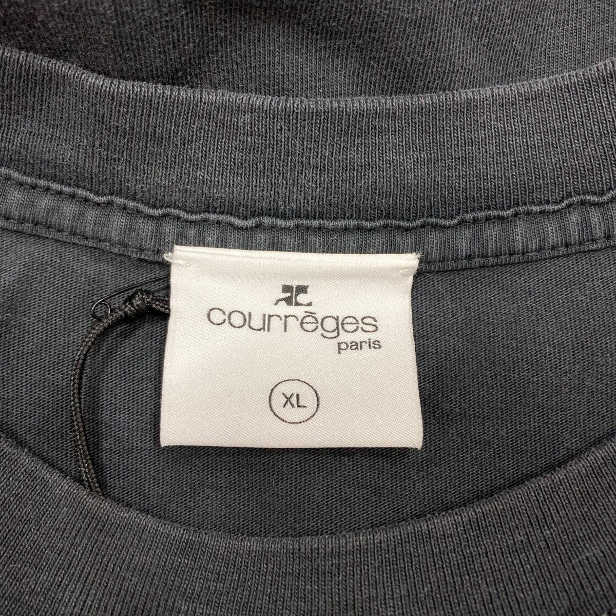 【関税込み】Courreges グレー フィット プリントTシャツ Courrèges: グレー フィット プリントTシャツ | SSENSE 日本