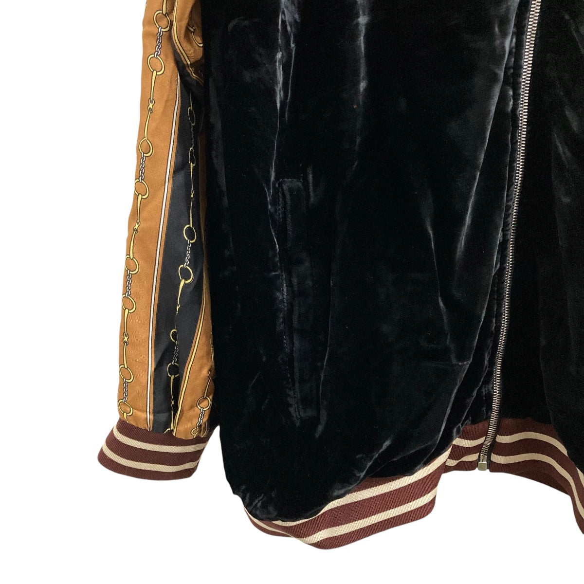 GUCCI(グッチ) 異素材切替ジップアップジャケット572666 572666