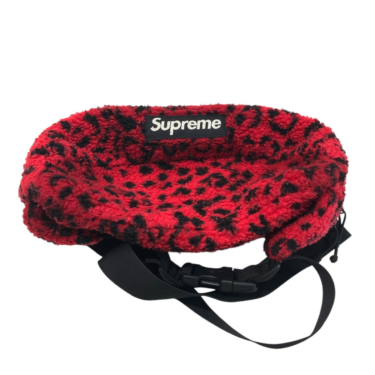 17AW「Leopard Fleece Waist Bag」レオパードフリースショルダーバッグ