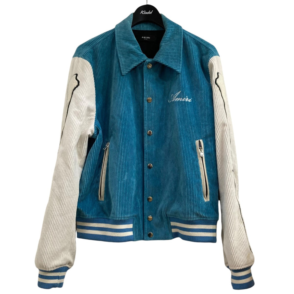 スリーブボーンコーデュロイバーシティジャケットBONES VARSITY JACKET