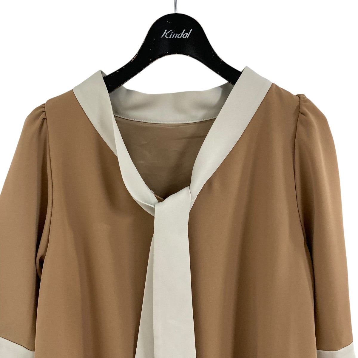 CELFORD Aラインボウタイワンピース 古着・中古-2枚目のアイテム画像