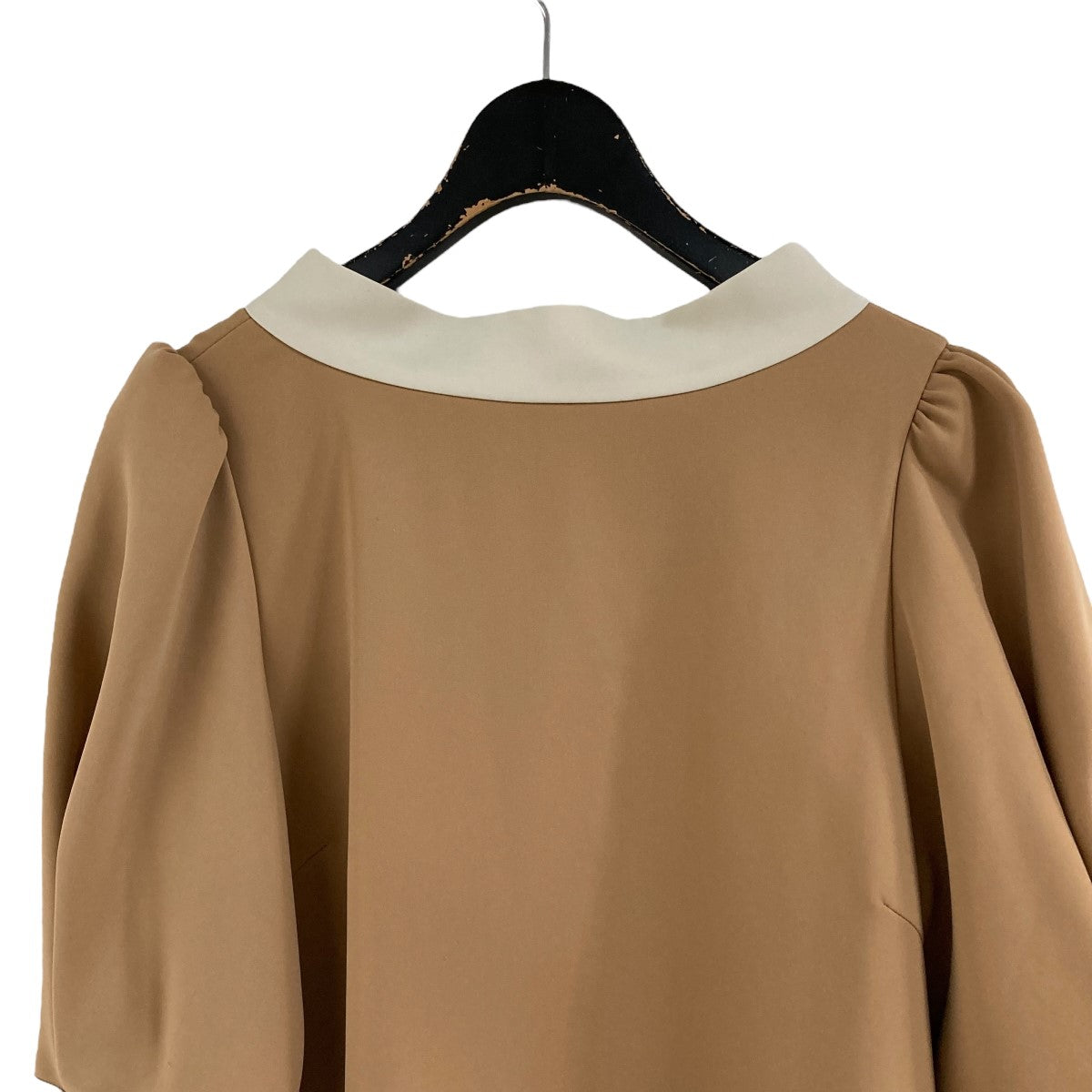 CELFORD Aラインボウタイワンピース 古着・中古-4枚目のアイテム画像