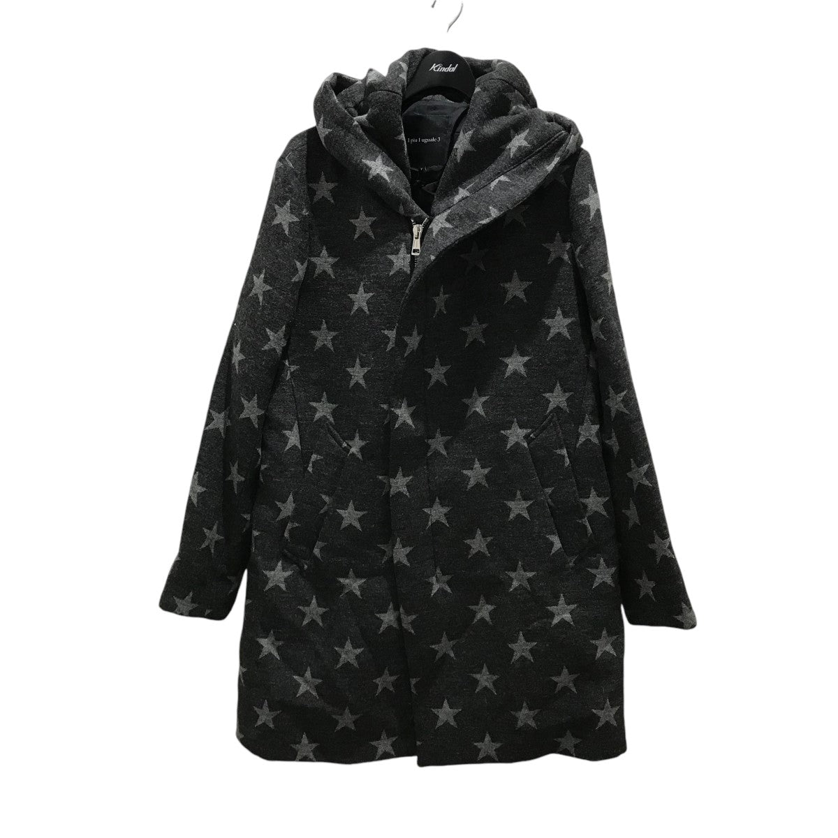 ✨美品✨ウノピゥウノウグァーレトレ　ニットチェスターコート　迷彩　カモフラ CHESTER COAT |1PIU1UGUALE3(ウノ ピゥ ウノ ウグァーレ トレ