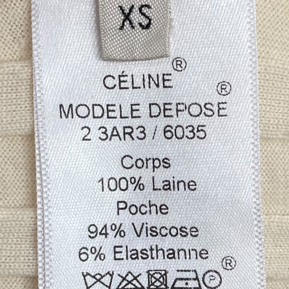 CELINE(セリーヌ) 胸ポケットリブニット2 3AR3/6035 2 3AR3/6035  