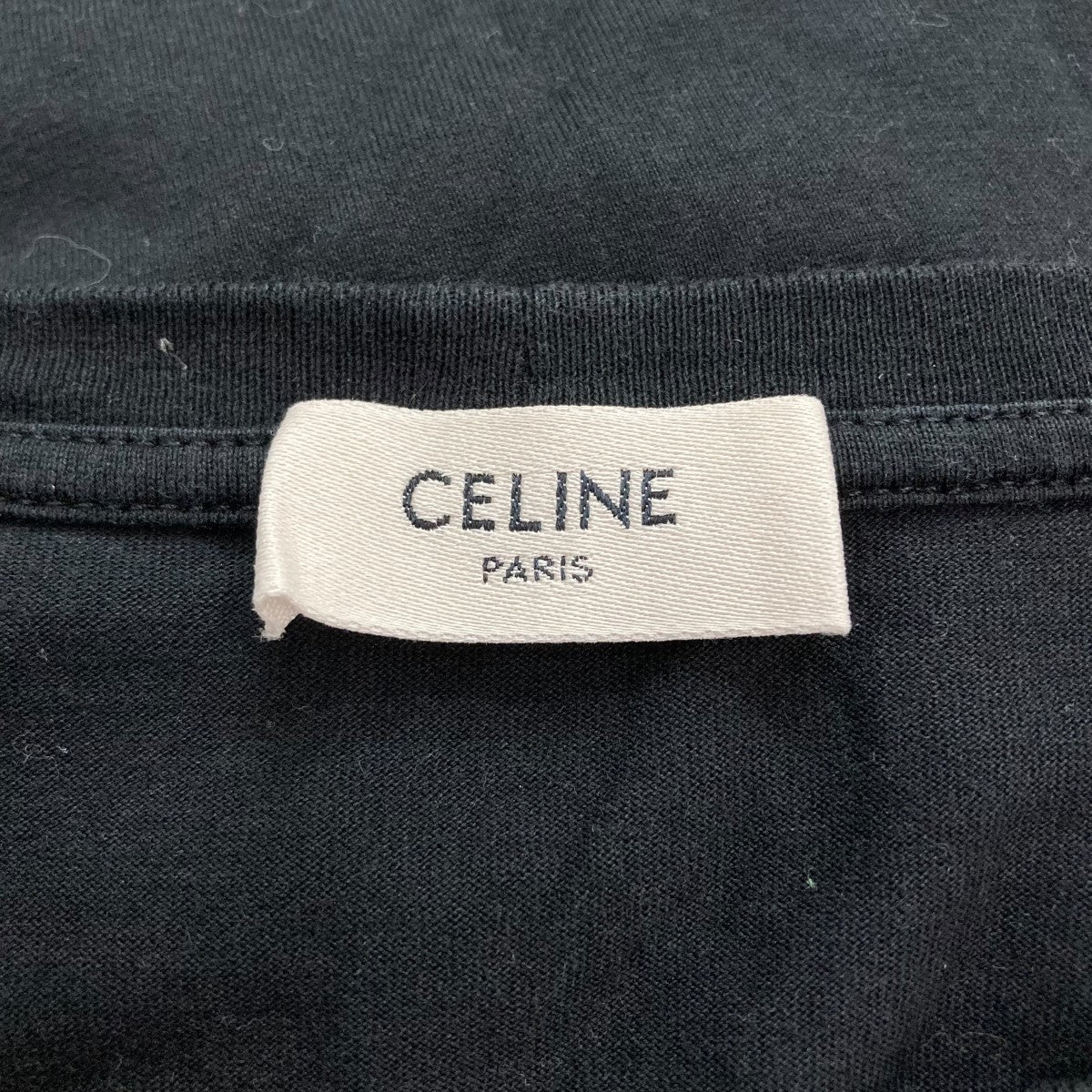 CELINE(セリーヌ) ロゴTシャツ 2X314916G ブラック×ホワイト CELINE(セリーヌ) ロゴTシャツ 2X314916G ブラック×ホワイト