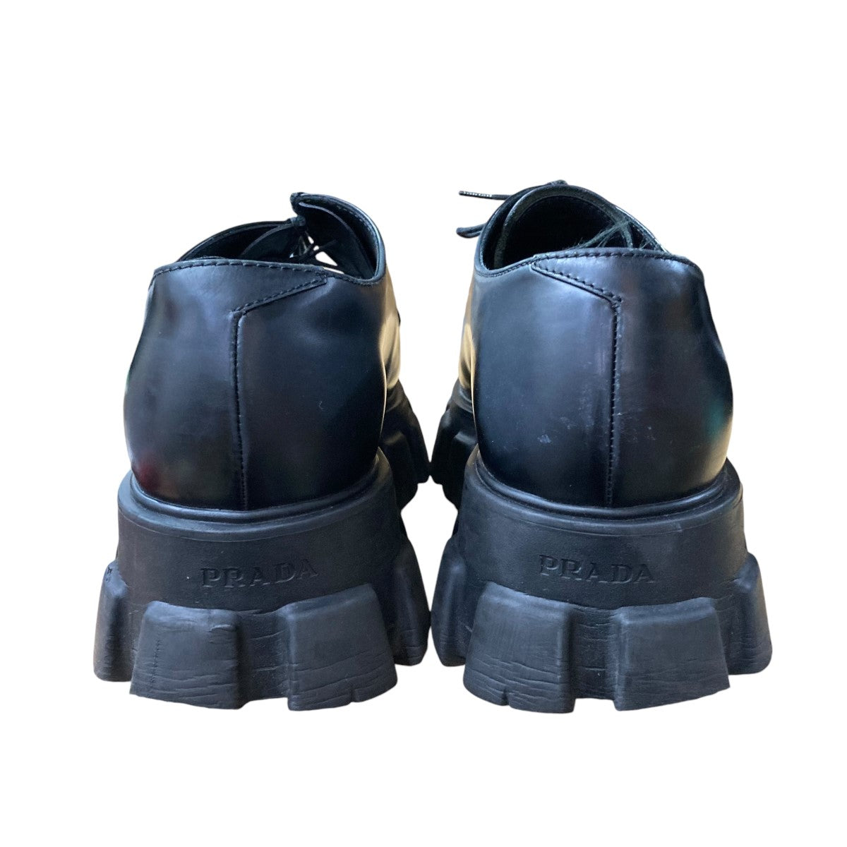 PRADA(プラダ) レザーシューズ2ee361 2ee361 ブラック サイズ 8