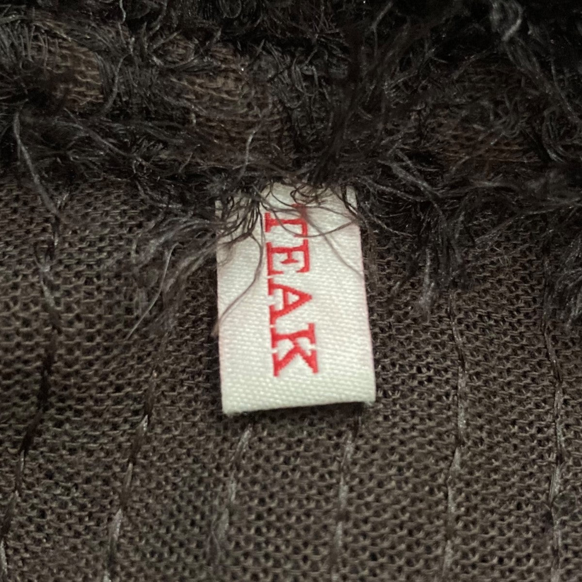 ティーク TEAK 半袖カットソー ブラウン サイズ：Free TEAK 「TEAK」 半袖Tシャツ FREE ブラウン レディース
