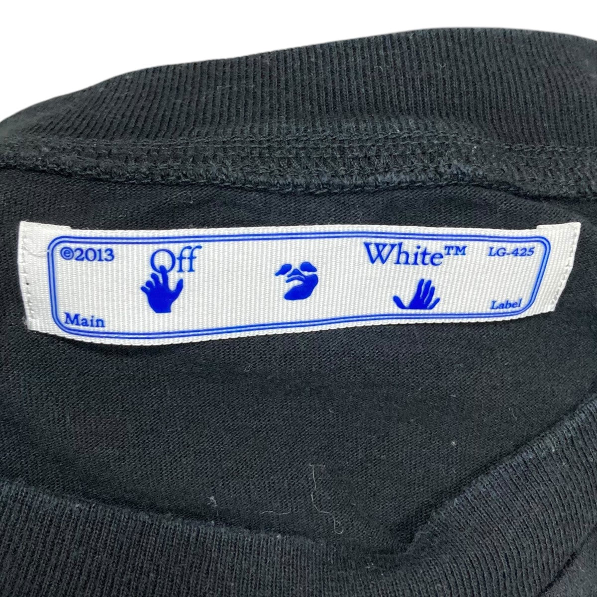 OFFWHITE 20AWキスロゴ半袖TシャツOMAA038E20JER008 古着・中古-5枚目のアイテム画像