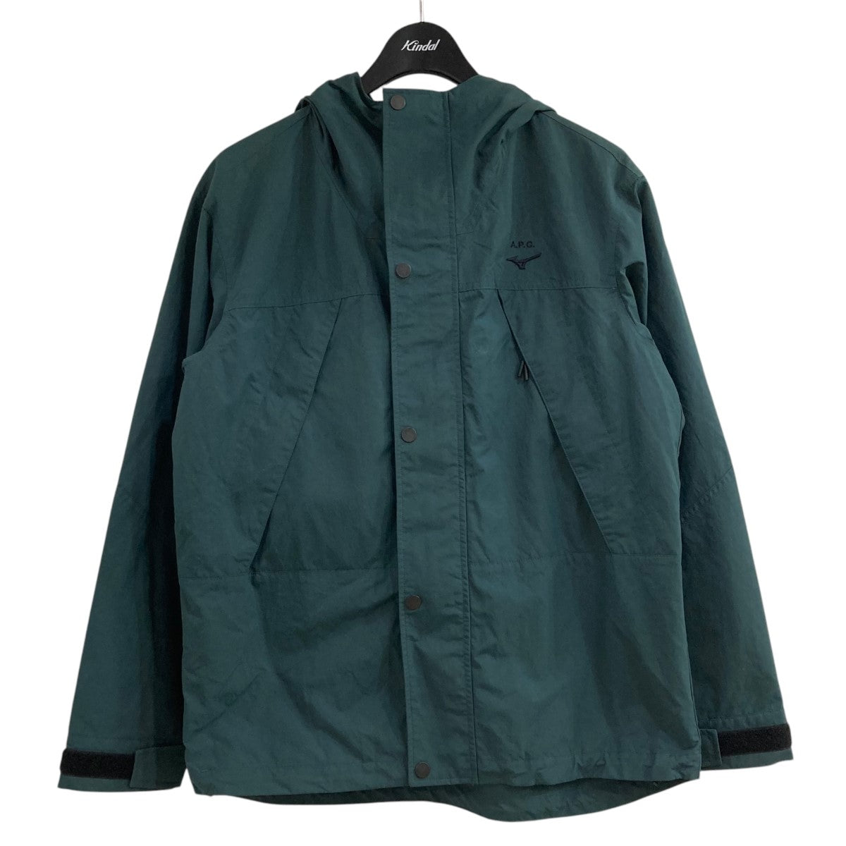 A．P．C．×MIZUNO マウンテンパーカー ダークグリーン サイズ S