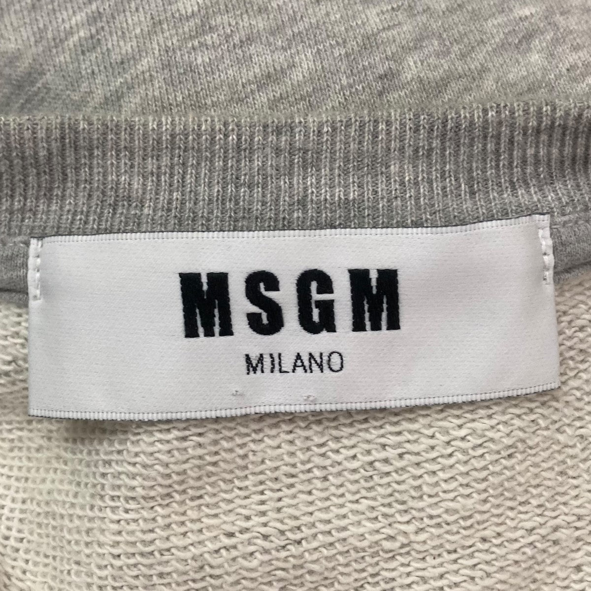 MSGM(エムエスジーエム) ロゴクルーネックスウェットトレーナー